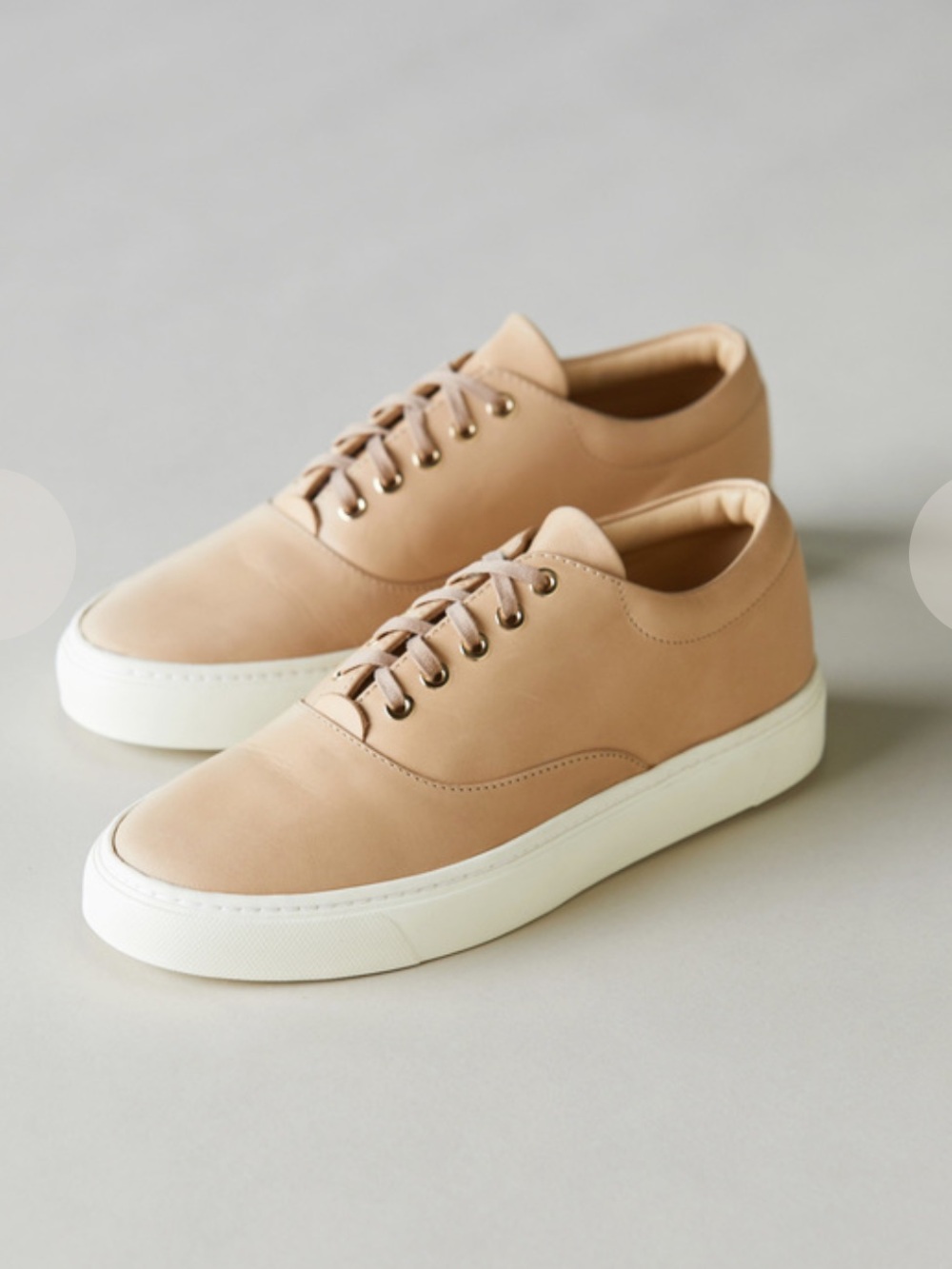 NISOLO
EVERYDAY SNEAKER NATURAL VACHETTA size 8